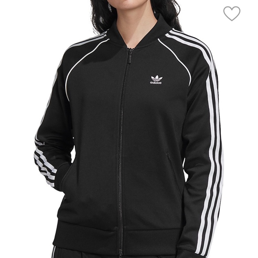 Adidas classic track suit zip up